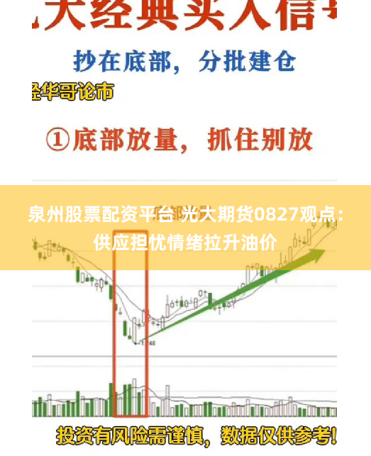 泉州股票配资平台 光大期货0827观点：供应担忧情绪拉升油价